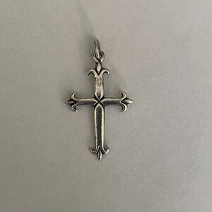 James Avery Fleur de lis Cross Pendant Charm